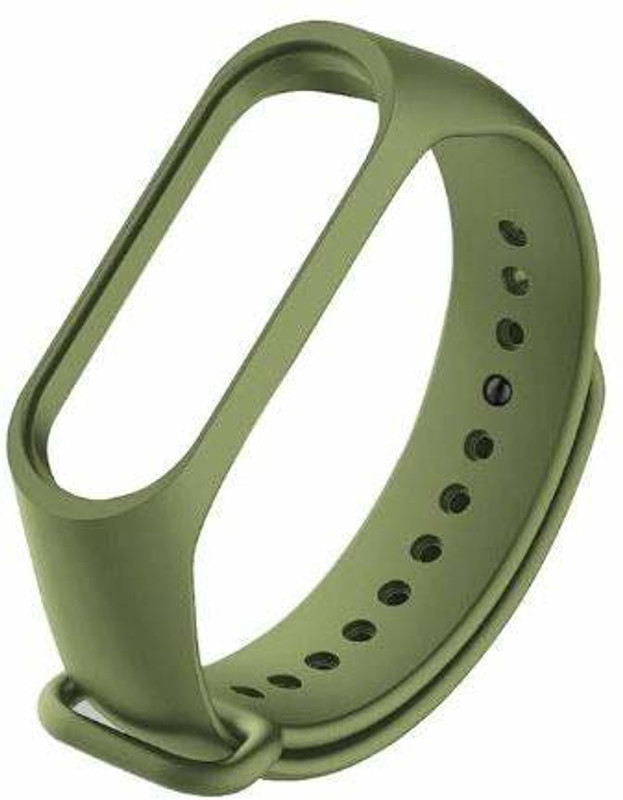 AUDICE BEST BUY SOFT SILICON REPLACEMENT MI BAND 3, 4(WATCH NOT INCLUDED) Smart Band Strap(Green)