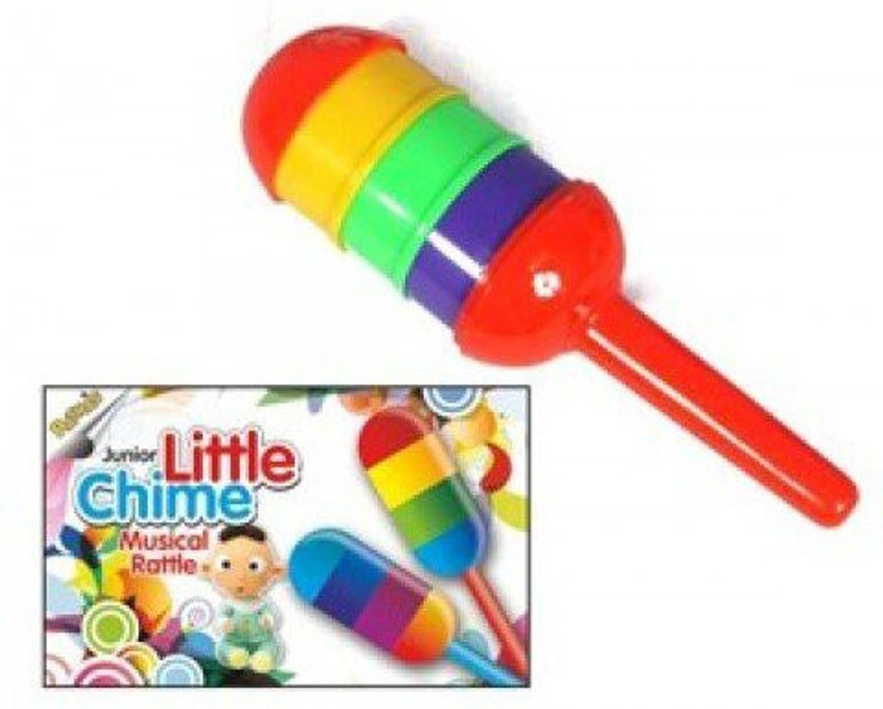 M S.Toys Musical Sweet Sound Little Chime Junior Rattle for Kids Rattle(Multicolor)