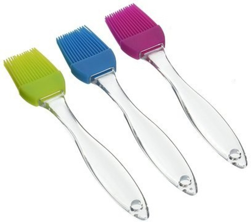 SEAHAVEN for Kitchen Use, Pastry Brushes Silicone Flat Pastry Brush(Pack of 3)