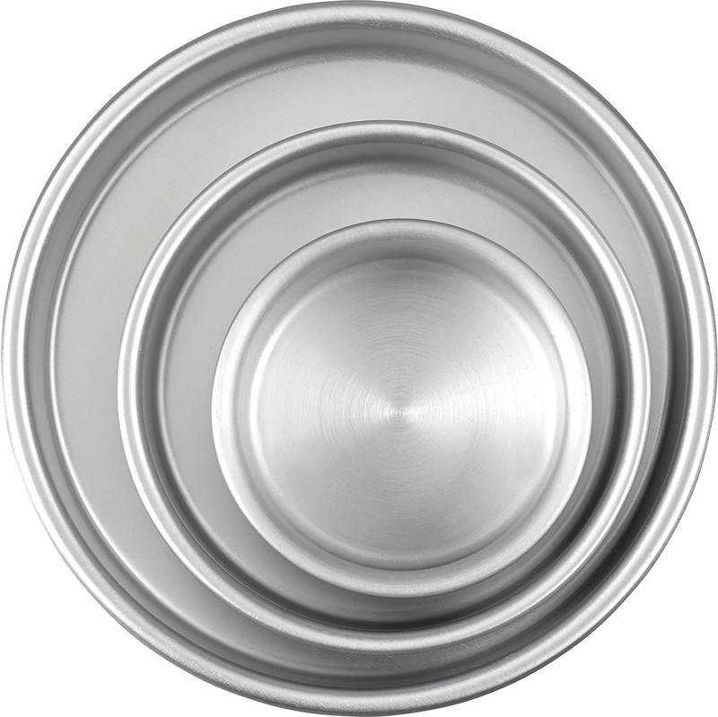 lg trades Aluminium Cake Mould 3 moulds(Pack of 3)