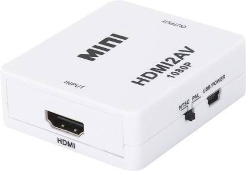 TERABYTE MINI HDMI2AV Gaming Adapter(White, For PC)