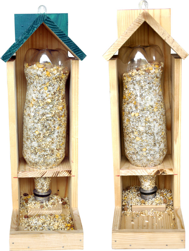 SIDDHARTH FISH FARM Common Bird Feeder(Green, Brown)
