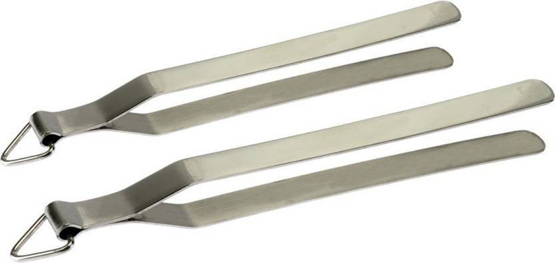 Lakshmi Stainless Steel Roti Chimta Set 26 cm, 32 cm Utility Tong Set(Pack of 2)