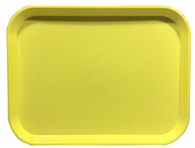 swift international Serving Tray Platter Rectangular Shape Plastic Trays for Drink Breakfast Tea Dinner Coffee Salad Food for Dinning Table Home Kitchen 11x14 Inches Red Set of 3 Tray(Pack of 3)