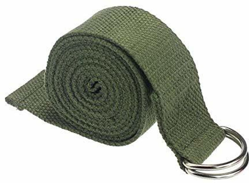 Aerolite Advce Sttch Cotton, Polyester Yoga Strap(Green)