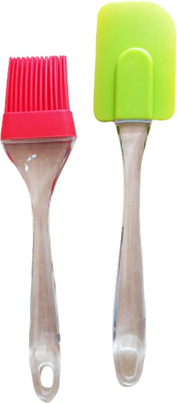 perky tale spatula and rubber bristle brush combo rubber Flat Pastry Brush(Pack of 1)