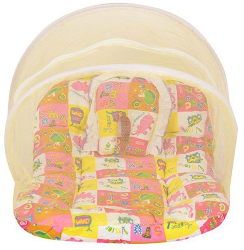 Fareto Cotton Mosquito Net Bed Cotton Washable Kids Mosquito Net(Multicolor, Tent)