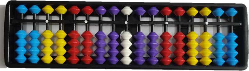 Universal Abacus Multicolor Abacus-17-Rod(Multicolor)