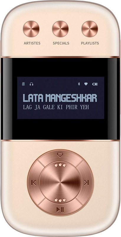 SAREGAMA Carvaan Go Gold (Rose Gold) - Sound 32 GB MP3 Player(Rose Gold, 1.65 Display)
