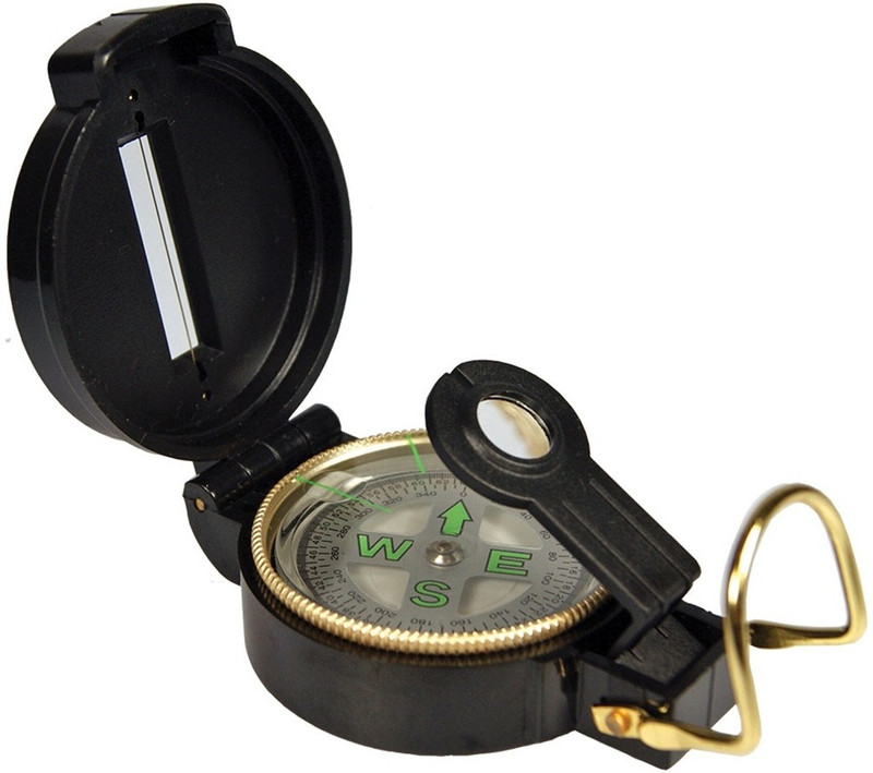 dwij collection lensatic directional compass , highly stable ,compct 50mm Compass(Grey)