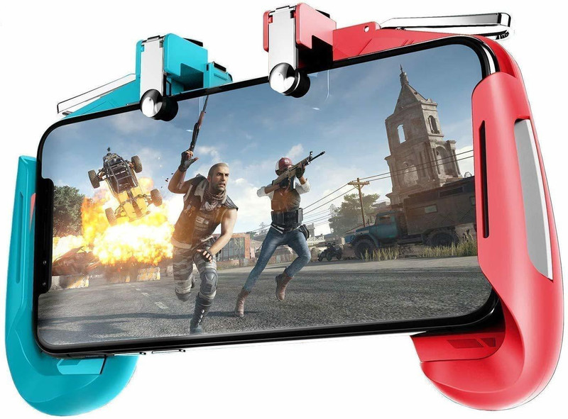 Viraan AK16 Pubg Mobile Gamepad Pubg Controller for Phone L1R1 Pubg Fire Buttons for Android  Gaming Accessory Kit(Red&Blue, For Android, iOS)