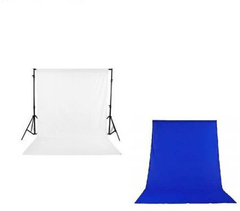 Cam cart 8 x10 FT White, Blue LEKERA Backdrop Photo Light White Reflector Umbrella(245 cm)