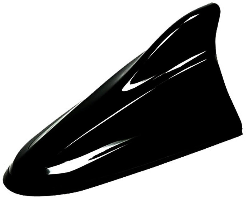 Adhvik ACE0036 ACE0036 Latest Design (Black Color) Aerial Shark Fin Replacement Signal Receiver AM/FM Car Roof Radio Hidden Vehicle Antenna (Universal For All Cars) Hidden Vehicle Antenna