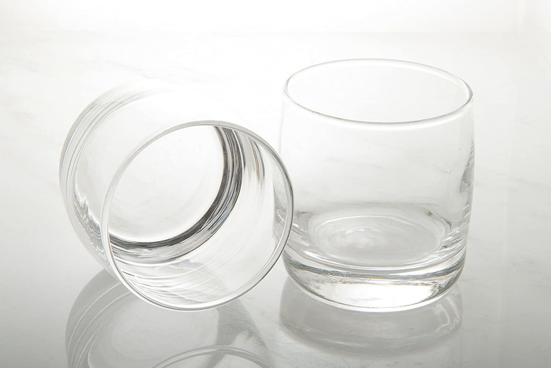 Incrizma (Pack of 2) Glassware - 310 ml Scotch and Whiskey Glasses, Great Gift for Dad! - 2 Pcs Pack Glass Set Whisky Glass(310 ml, Glass, Clear)