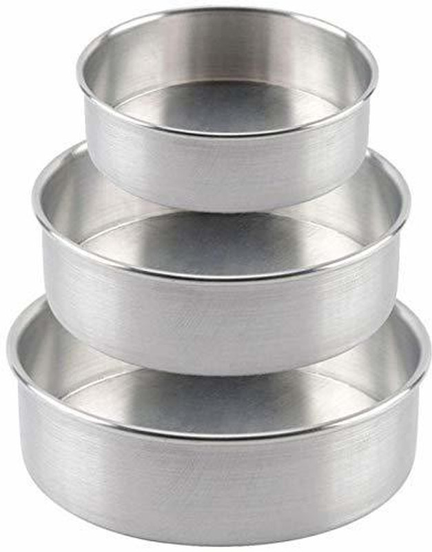 Aaisha Kitchens Aluminium Cake Mould 3(Pack of 3)