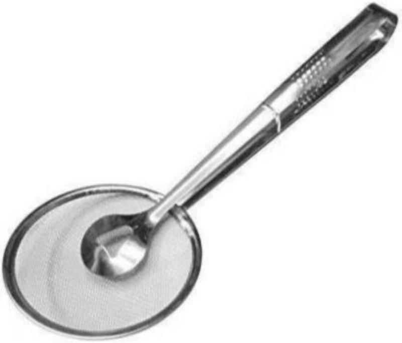 Vibgyor Products Stainless Steel Snack Fryer Filter Spoon with Clip Multi-Functional Oil Mesh Colander Kitchen Serving Tongs Stainless Steel Snack Fryer Filter Spoon with Clip Multi-Functional Oil Mesh Colander Kitchen Serving Tongs 32 cm Utility Tongs(Pack of 1)