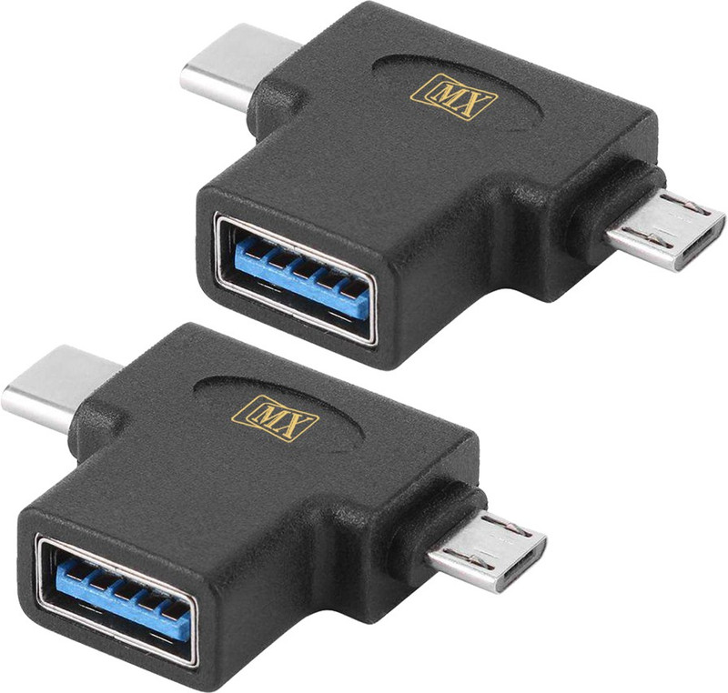 prass USB Adapter(Silver, Black)
