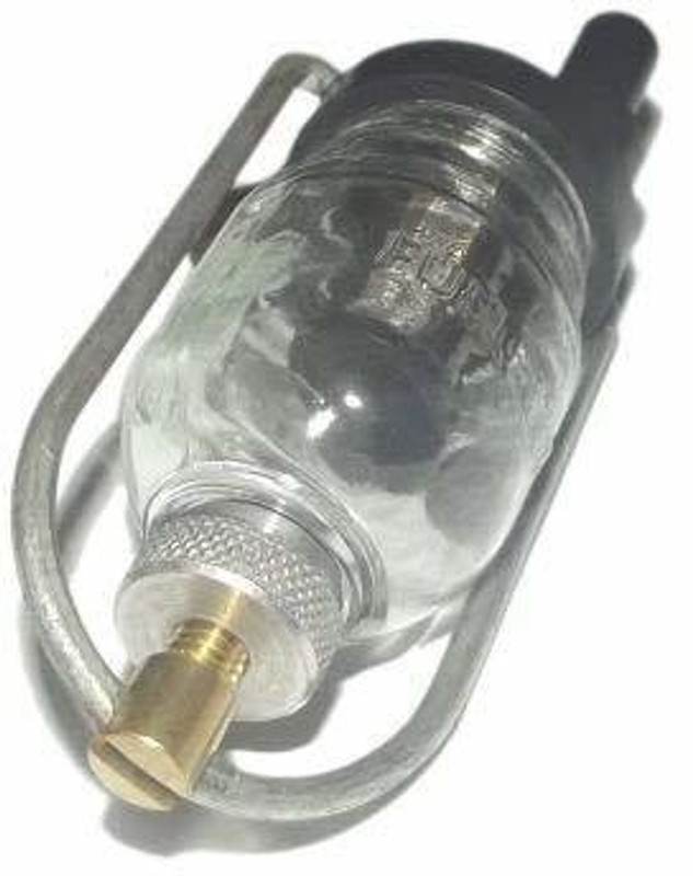 HB Bike Glass Bowl Fuel Filter with magnet protect your Carburetor Universal Fuel Filter(Light Duty Fuel Filters)