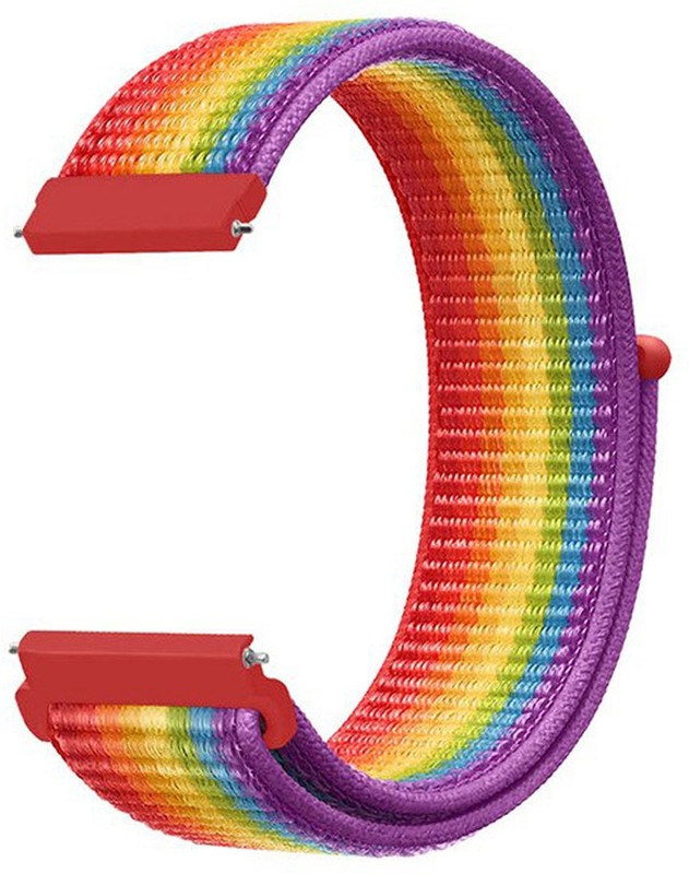CellFAther Soft Nylon Sport Band Strap for Fitbit Versa/Versa 2 /Versa Lite (Watch Not Included) -Pride Smart Watch Strap(Mullti Color)