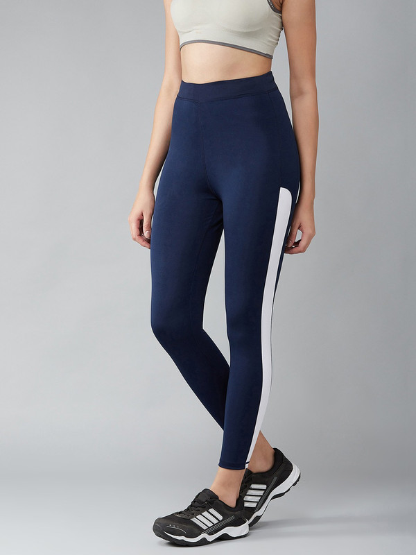 BLINKIN Solid Women Blue Tights BLINKIN Solid Women Blue Tights