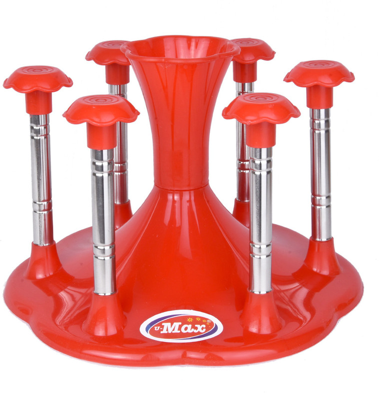 MAX DELUXPINKCOLOR Plastic Glass Holder
