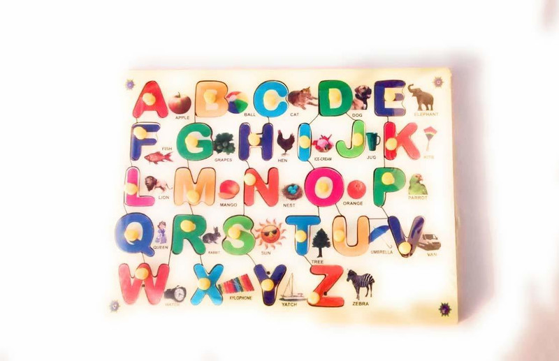 FUTUREZ KEY Alphabets Learning Tool Map For Kids(Multicolor)