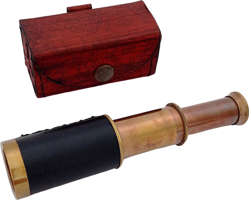 Shoptreed 6" Antique Finish Brass Catadioptric Telescope(Manual Tracking)
