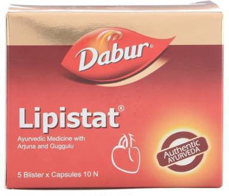 Dabur LIPISTAT 50 CAPULES(Pack of 5, 50)
