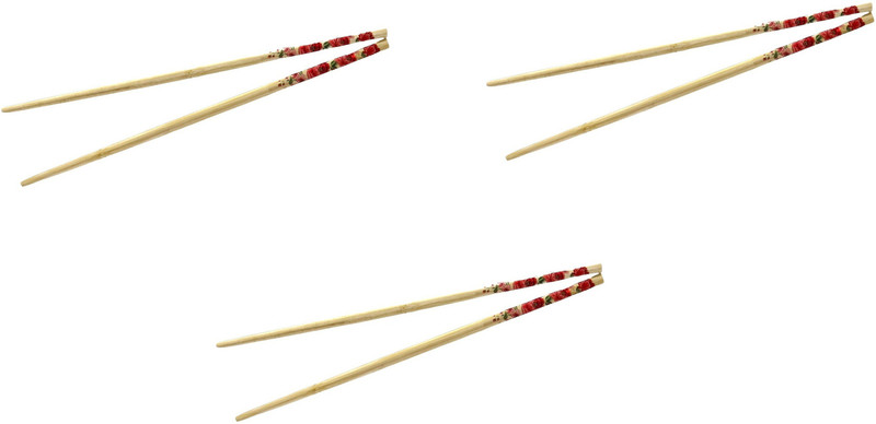 Craftacious Cooking, Decorative, Eating Bamboo Chinese, Japanese Chopstick(Brown Pack of 6)