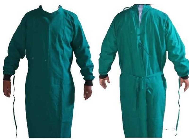 GMENTERPRISES OT01 Gown Hospital Scrub(GREEN Free)