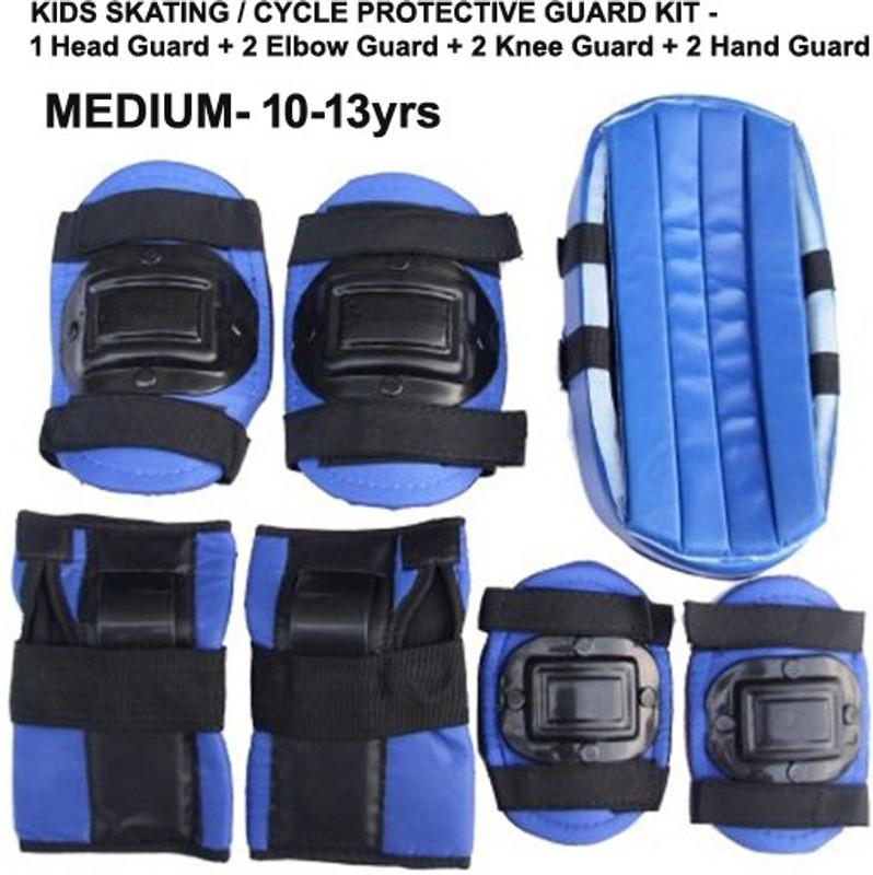 L'AVENIR Protective Skating / Cycling Guard Kit | Multi Sport Gear for Kids / Teens - SMALL (6-10yrs) | 1 Head + 2 Elbow + 2 Knee + 2 Hand Guards Skating Kit