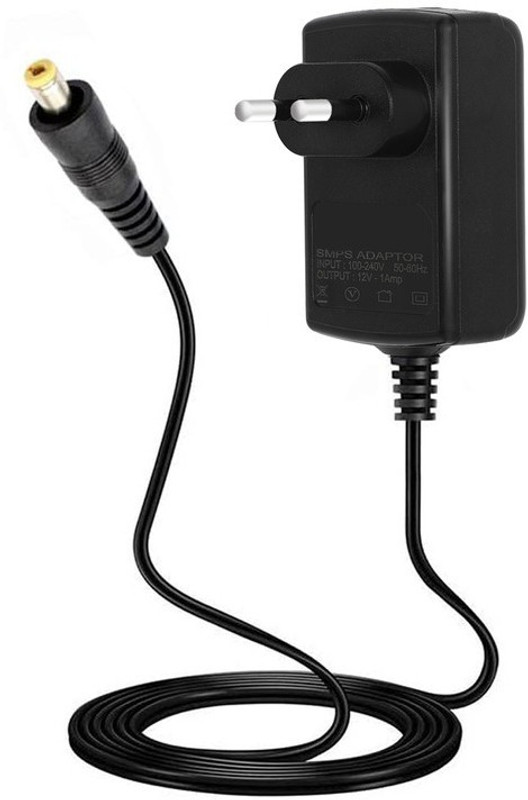 Tech-X 12V 1A DC Power Adapter, Powers Supply, Charge, SMPS for PC, LCD Monitor, TV, LED Strip, CCTV, 12 Volt 1Amp Power Adapter (AC Input 100-240V Dc Output 12 Volt 1 Amp –2.5mm x 5.5mm Jack) 12 W Adapter