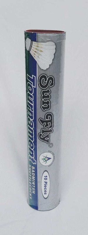 Sunfly Tournament shuttles Feather Shuttle - White(Medium Slow, 76, Pack of 10)