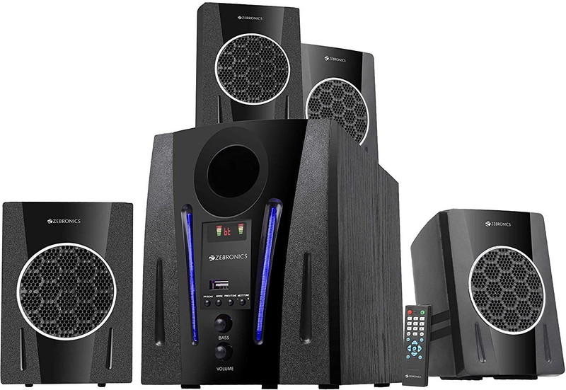 ZEBRONICS ZEB-BT2750RUF 60 W Bluetooth Home Theatre(Black, 4.1 Channel)