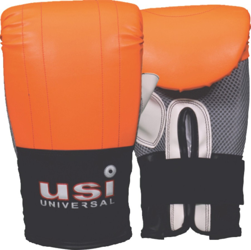 usi Boxing Gloves , Boxing Gloves For Men , CRUSHER BAG GLOVES617LHB_S/M_BLUE/ORANGE Boxing Gloves(Orange, Black)