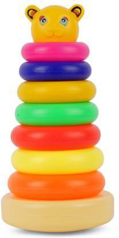 sahzone Toys stacking ring big 7 rings (Multicolor)(Multicolor)