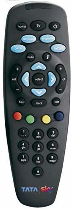 Wellchoice Keyboard Case for TATA SKY DTH TV REMOTE(Black)