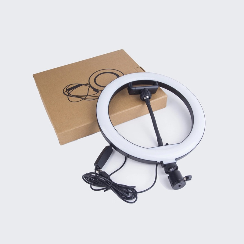 Wanzhow NEW ARRIVAL AND BEST COLLECTION Fill light 26cm Big Dimmable LED Studio Camera Ring Light Phone Video Light Lamp Ring Table Fill Light Photography Led Selfie Ring Light 26cm Light Live For Video Makeup Dimmable Studio Photo LIGHTWEIGHT AND ADJUSTABLE WITH HIGH QUALITY BRIGHTNESS FLASH LIGHT
