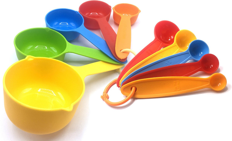 KVG Made in INDIA Food Grade Measuring Cups for Baking / Cooking Measuring Cup Set(30 ml, 60 ml, 80 ml, 125 ml, 250 ml)