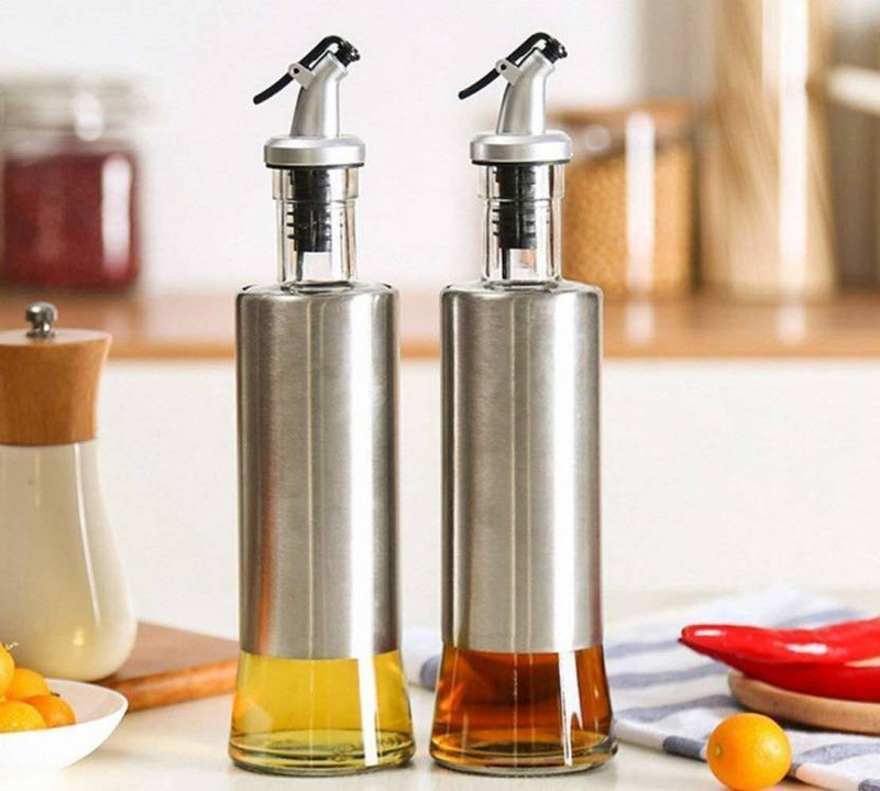 Nivido enterprise 500 ml, 250 ml Cooking Oil Dispenser Set(Pack of 4)