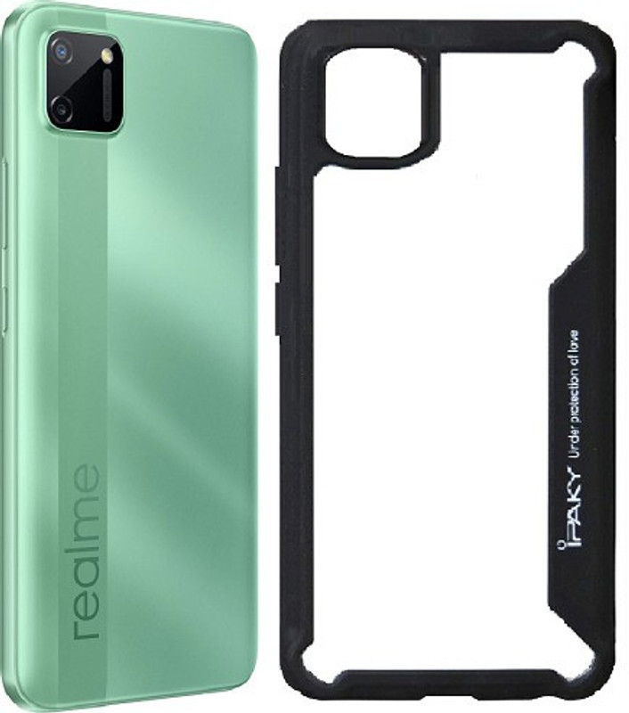 Karirap Back Cover for Realme C11(Black, Transparent, Hard Case) Karirap Back Cover for Realme C11(Black, Transparent, Hard Case)