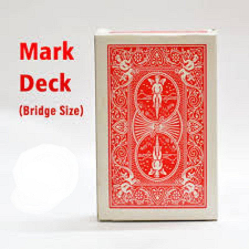 R.s.Magic Tricks Ultimate Marked Deck Magic Card (Red Back Bicycle Design) Card magic Gag Toy(Red)