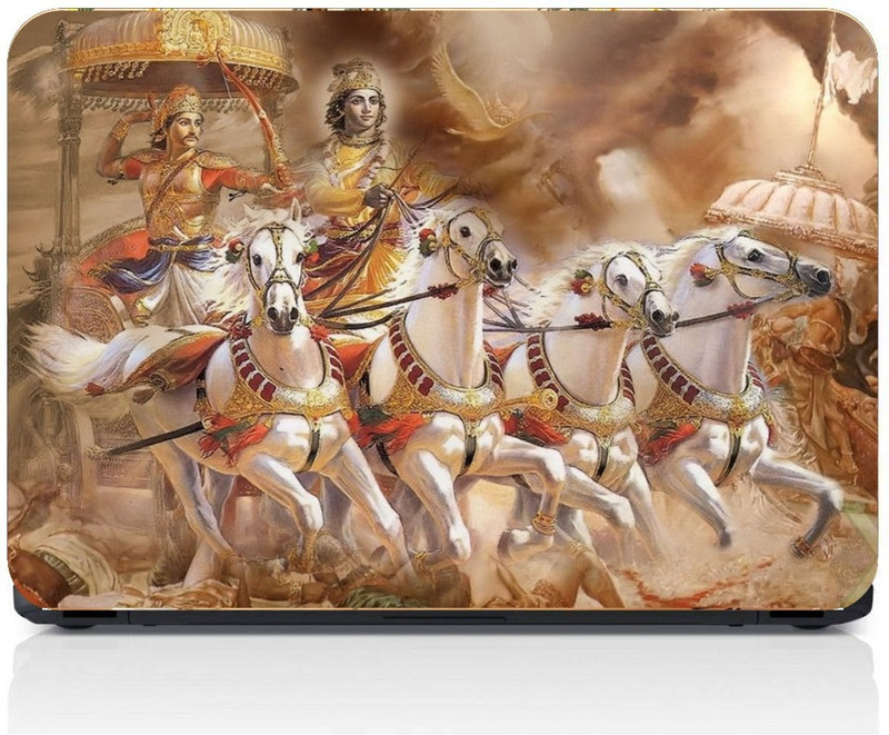 Gprint Mahabharat Yudh Vinyl Laptop Skin Compatible for 15.6 inch(Theme: Festivals & Occasions)