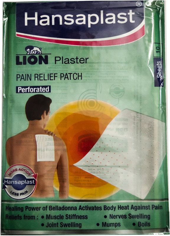 HANSAPLAST BELLADONNA LION PLASTER 10 SHEETS First Aid Tape(Pack of 1)