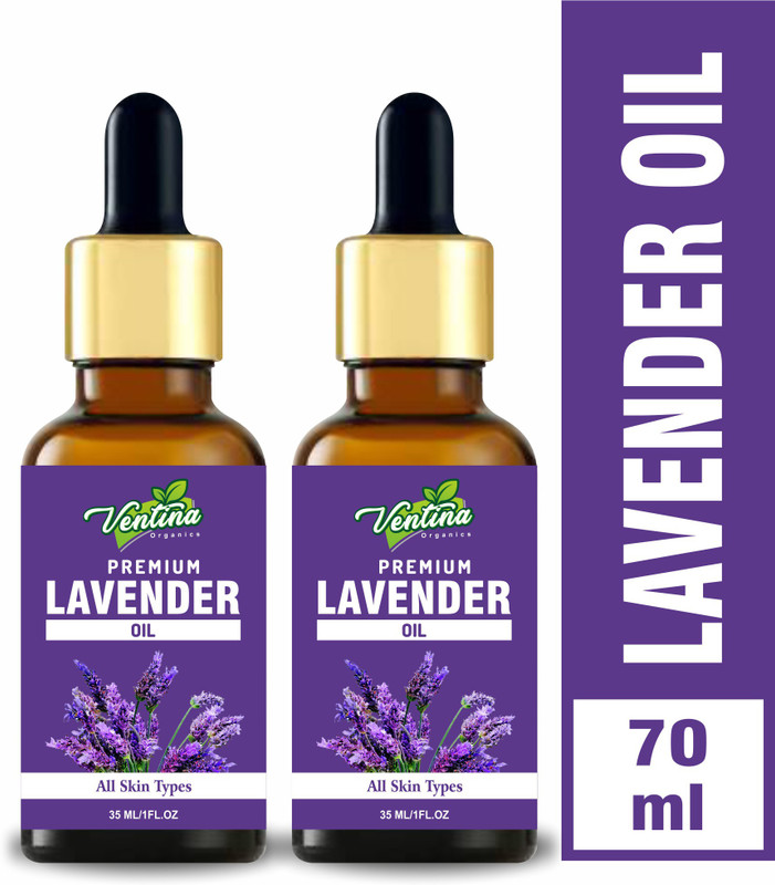 Ventina Organics Best Lavender Essential Oil, 100% Natural & Pure, for Hair, Skin, Face (35 ml)(35 ml)