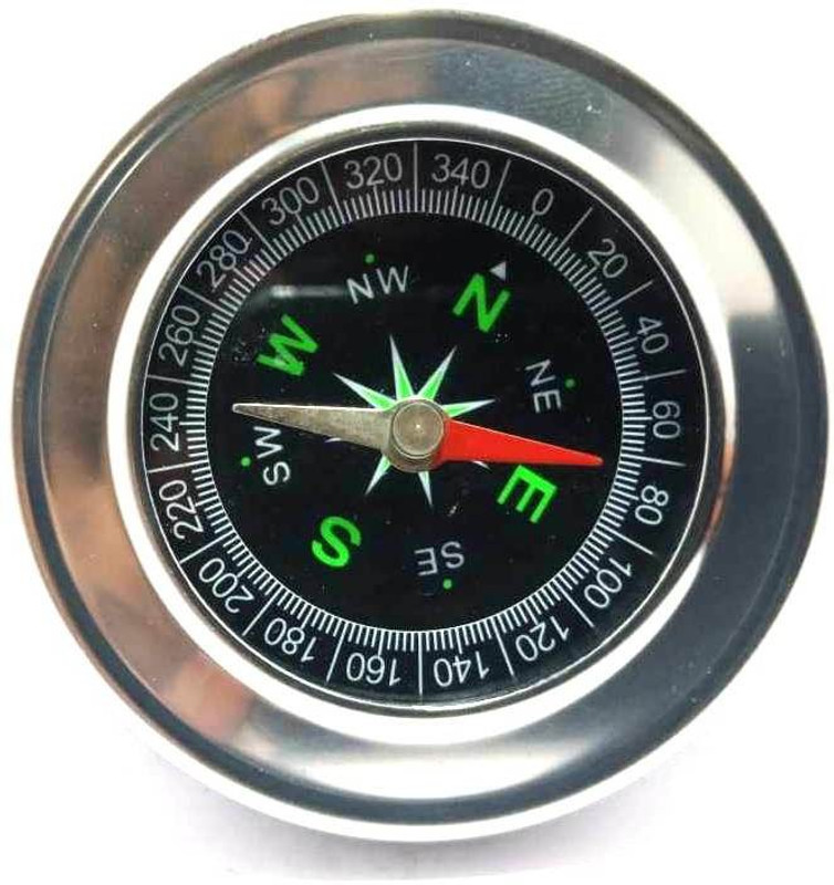 Antiquity COMPASS 50MM Compass(Silver, Black)