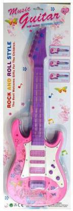 Kmc kidoz Learning Guitar Toy for Kids , Musical Instrument(Multicolor)