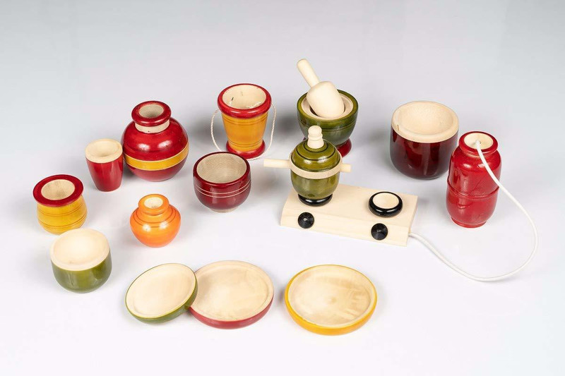 Smartcraft Kitchen Set Premium, Wooden Modern Kitchen Set Toys