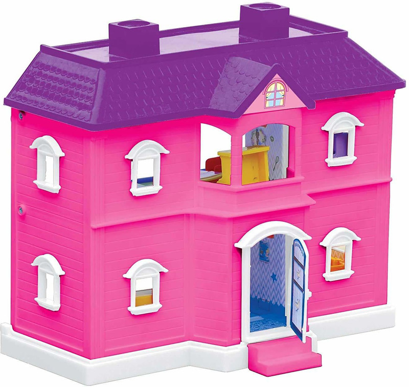 Kmc kidoz 24 Pieces Beautiful Doll House / Play Set for Girls(Multicolor)