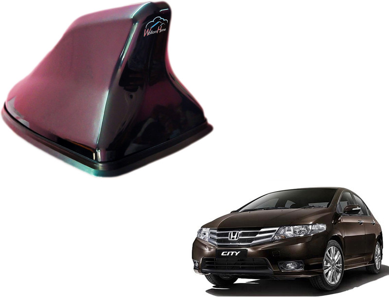 WolkomHome High performance Shark Fin Antenna Black color Car FM Radio Signal Aerials for Honda City Ivtec Sfin_Black_City_Ivtec Satellite Vehicle Antenna